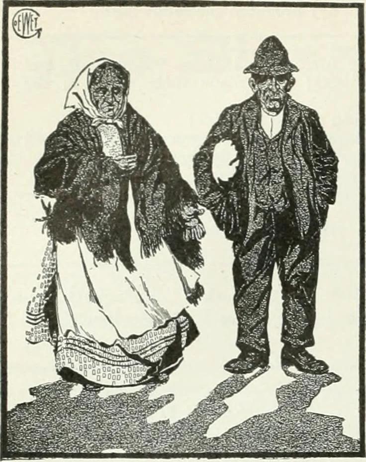 An illustration from Caricature; wit and humor of a nation in picture, song and story, 1911, leaf 75