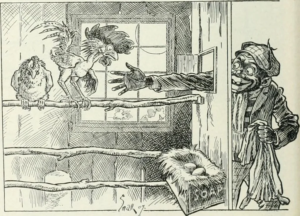 An illustration from Caricature; wit and humor of a nation in picture, song and story, 1911, leaf 77