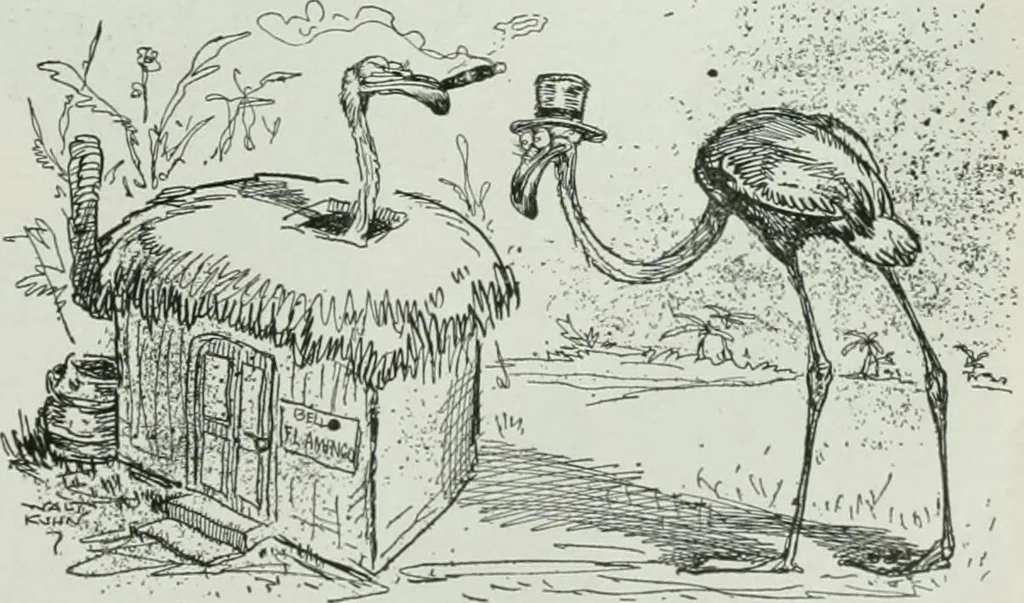 An illustration from Caricature; wit and humor of a nation in picture, song and story, 1911, leaf 78