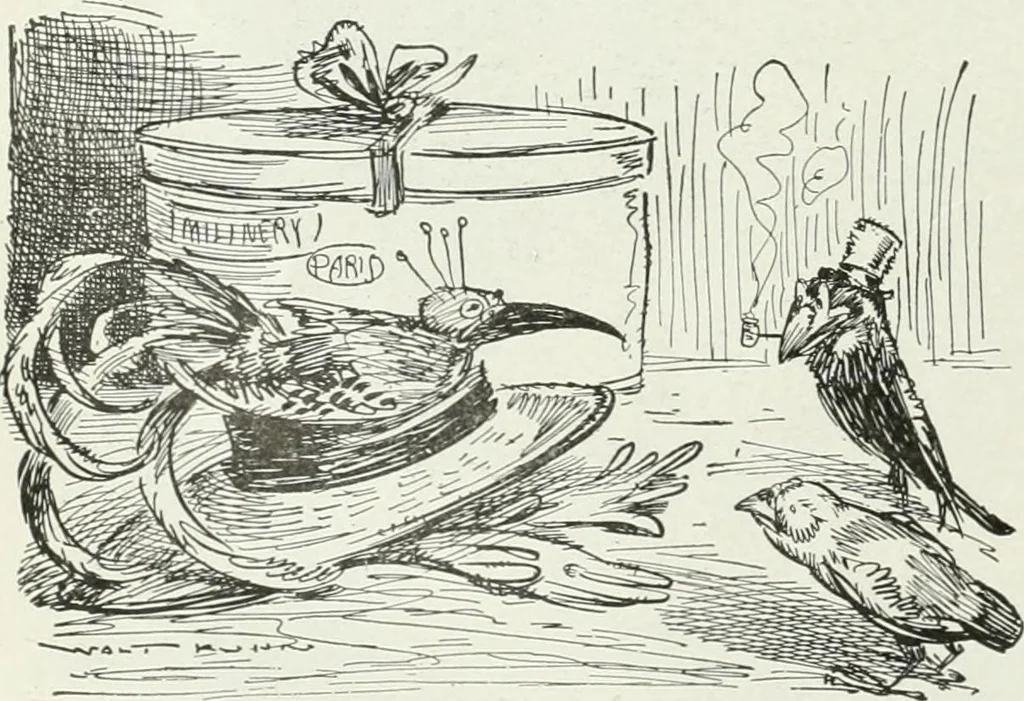 An illustration from Caricature; wit and humor of a nation in picture, song and story, 1911, leaf 85