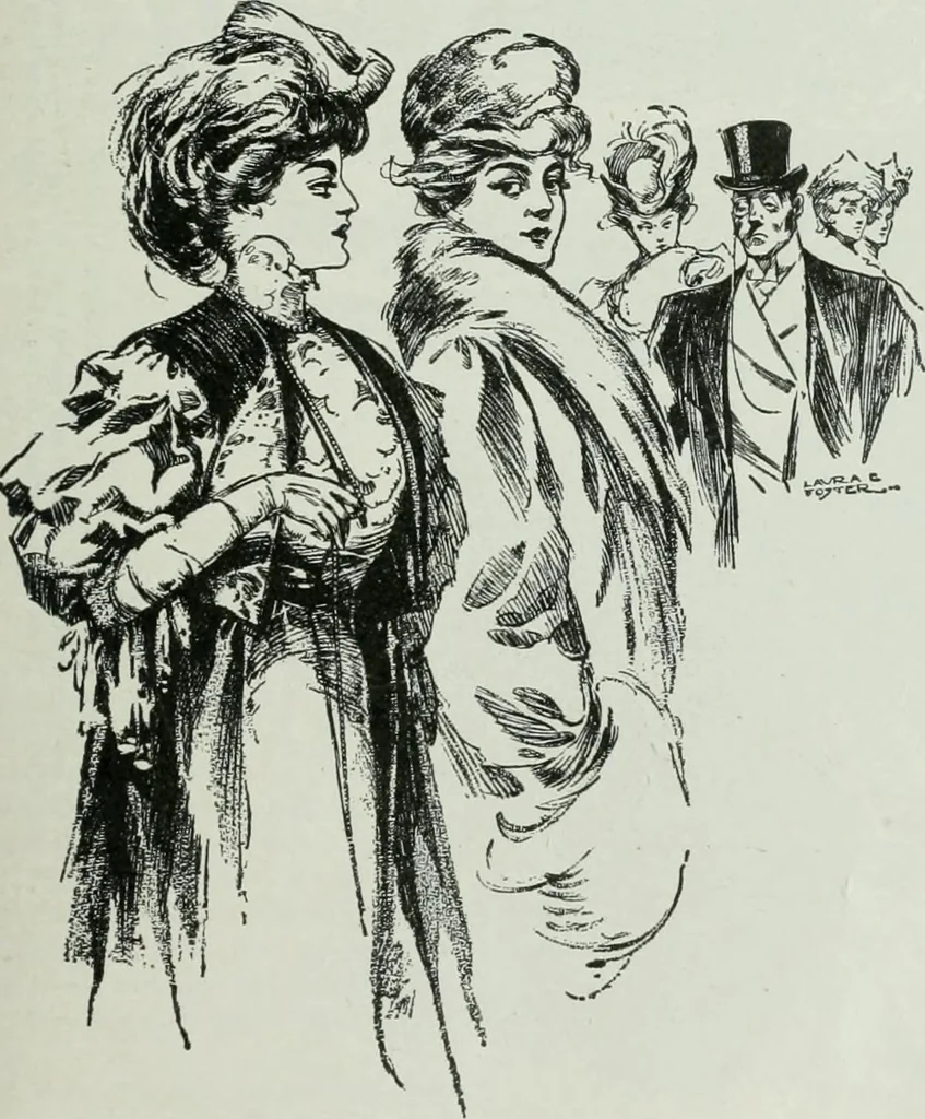An illustration from Caricature; wit and humor of a nation in picture, song and story, 1911, leaf 88
