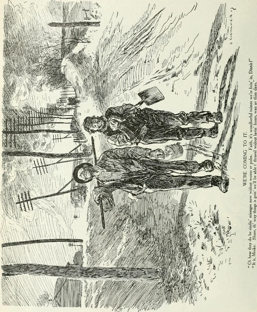 An illustration from Caricature; wit and humor of a nation in picture, song and story, 1911, leaf 89
