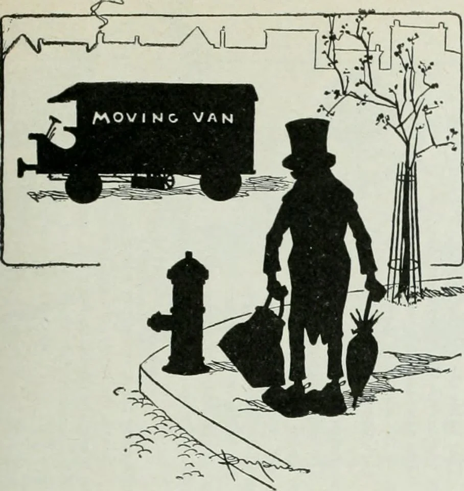 An illustration from Caricature; wit and humor of a nation in picture, song and story, 1911, leaf 96