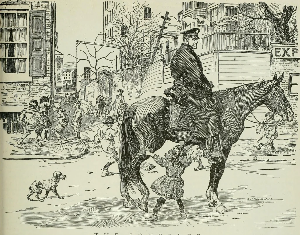 An illustration from Caricature. Wit and humor of a nation in picture, song and story, 1914, leaf 108