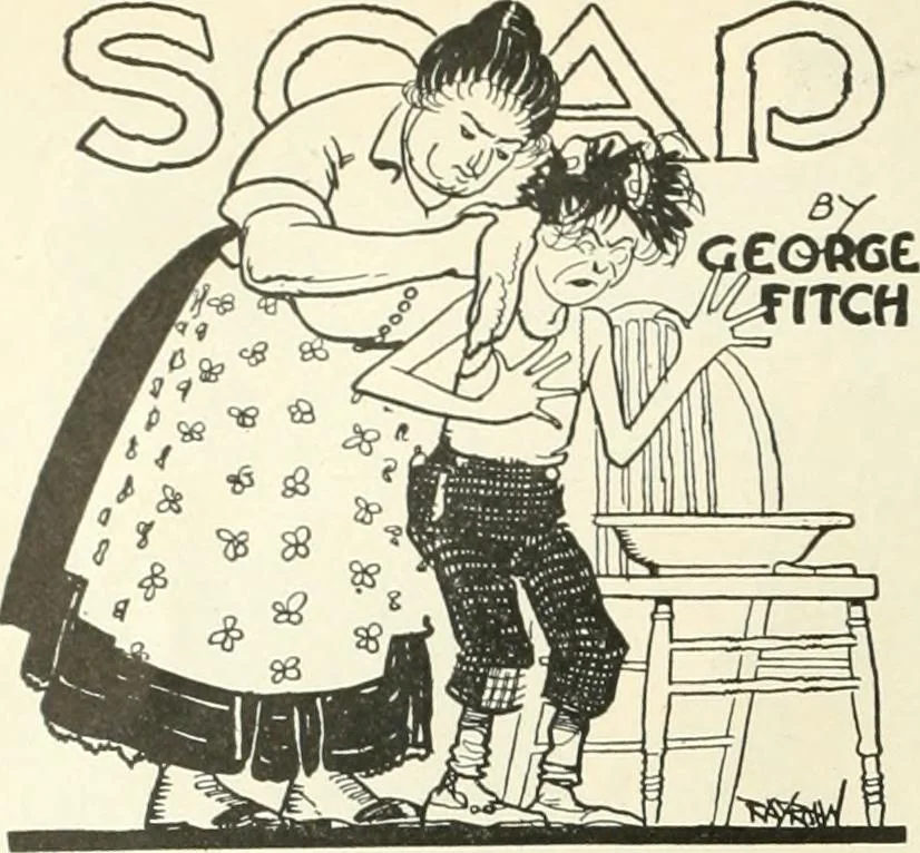 An illustration from Caricature. Wit and humor of a nation in picture, song and story, 1914, leaf 11