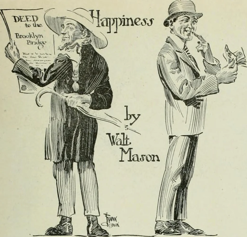 An illustration from Caricature. Wit and humor of a nation in picture, song and story, 1914, leaf 110