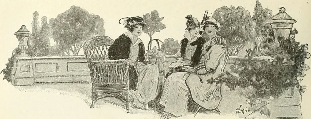 An illustration from Caricature. Wit and humor of a nation in picture, song and story, 1914, leaf 111