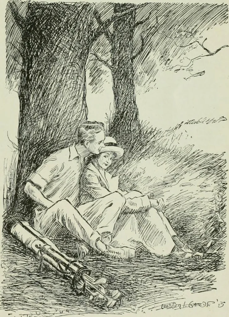 An illustration from Caricature. Wit and humor of a nation in picture, song and story, 1914, leaf 114