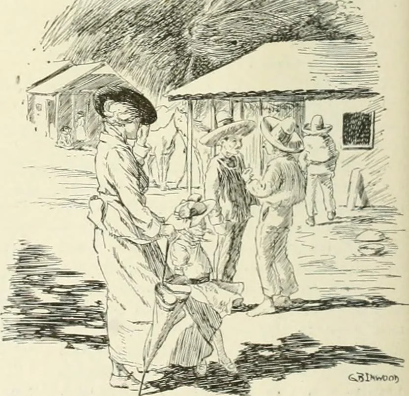 An illustration from Caricature. Wit and humor of a nation in picture, song and story, 1914, leaf 115