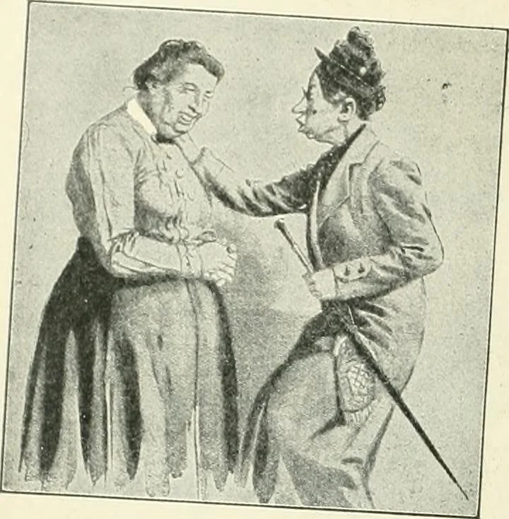 An illustration from Caricature. Wit and humor of a nation in picture, song and story, 1914, leaf 117