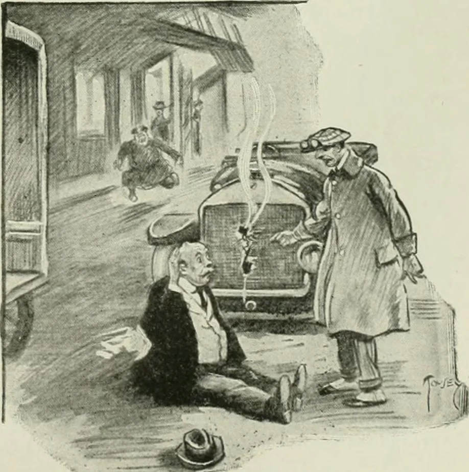 An illustration from Caricature. Wit and humor of a nation in picture, song and story, 1914, leaf 12