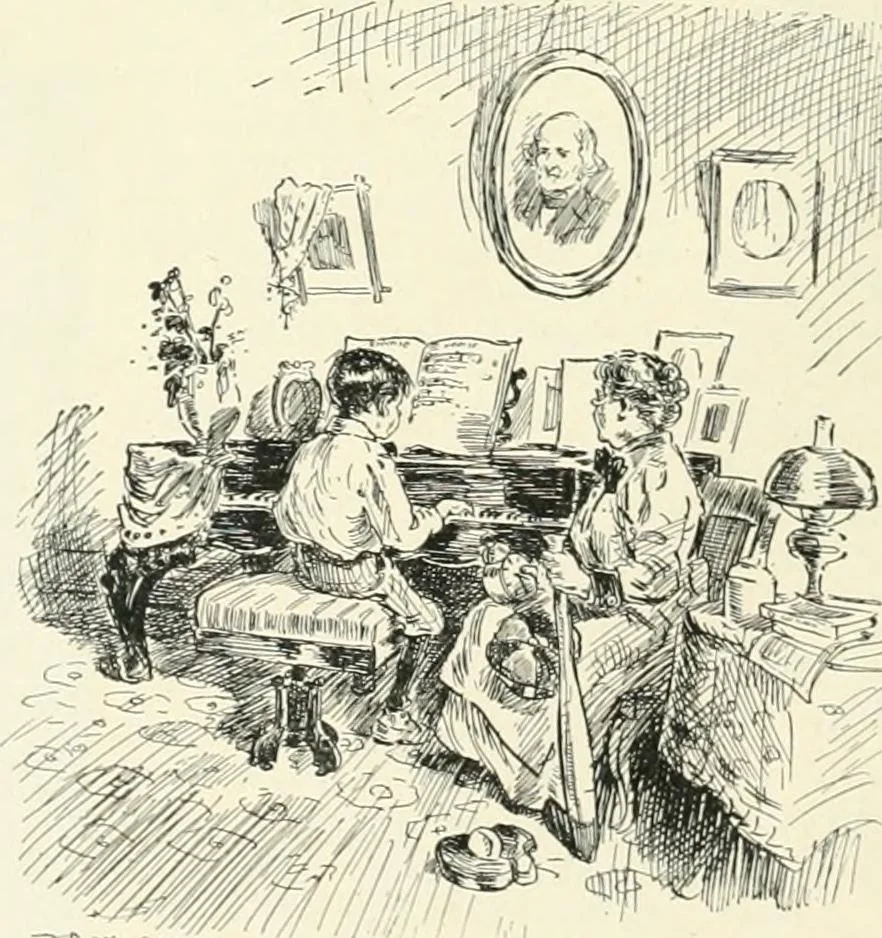 An illustration from Caricature. Wit and humor of a nation in picture, song and story, 1914, leaf 123