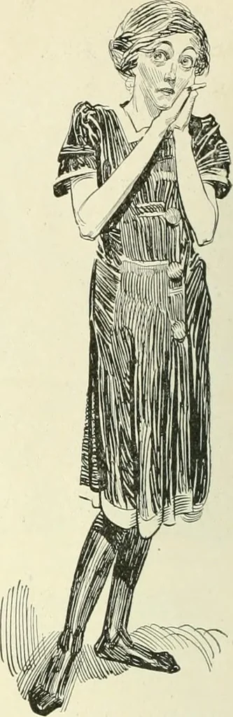 An illustration from Caricature. Wit and humor of a nation in picture, song and story, 1914, leaf 125