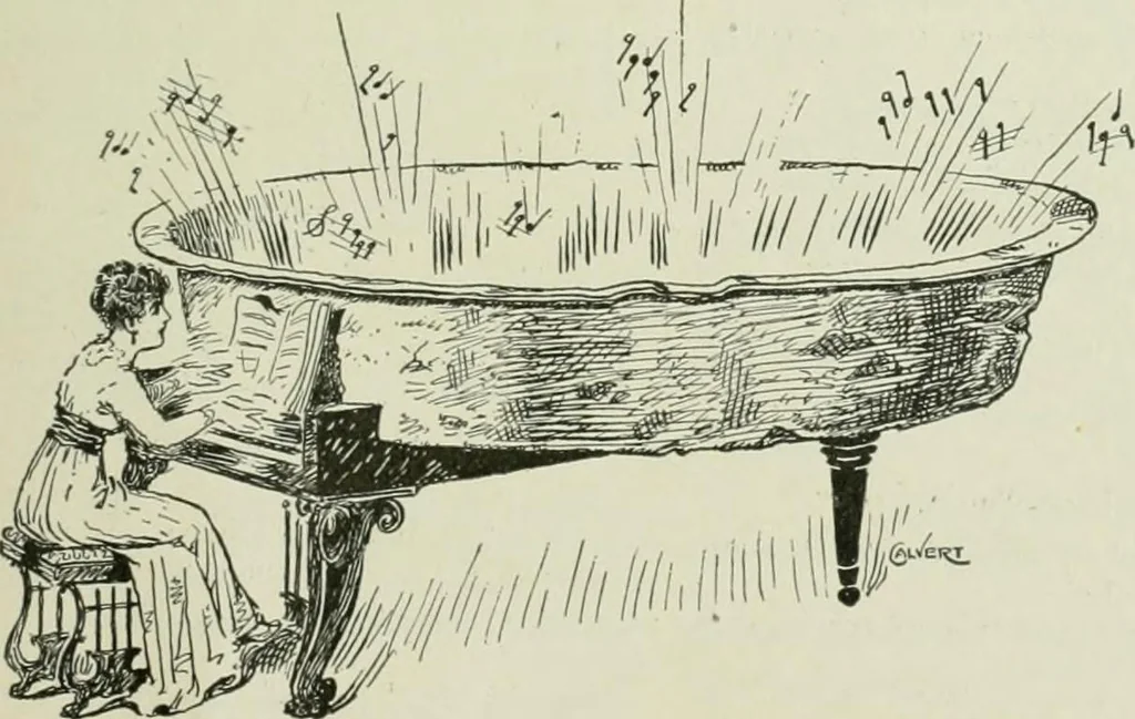 An illustration from Caricature. Wit and humor of a nation in picture, song and story, 1914, leaf 126