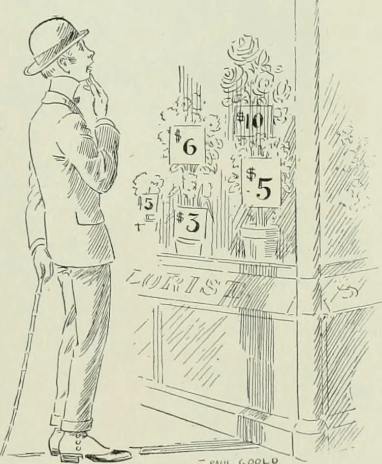 An illustration from Caricature. Wit and humor of a nation in picture, song and story, 1914, leaf 128