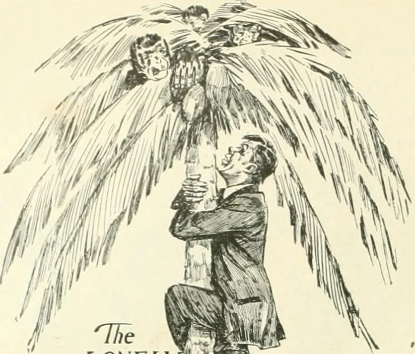 An illustration from Caricature. Wit and humor of a nation in picture, song and story, 1914, leaf 13