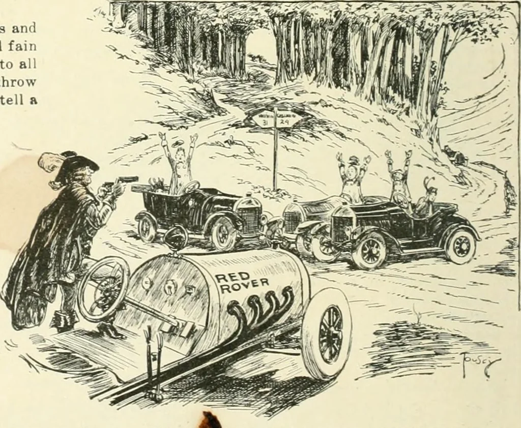 An illustration from Caricature. Wit and humor of a nation in picture, song and story, 1914, leaf 13