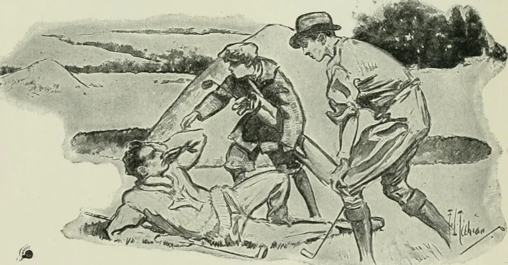 An illustration from Caricature. Wit and humor of a nation in picture, song and story, 1914, leaf 132