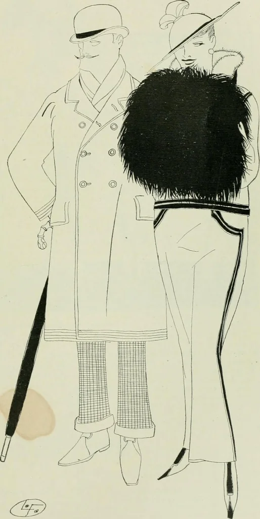 An illustration from Caricature. Wit and humor of a nation in picture, song and story, 1914, leaf 14