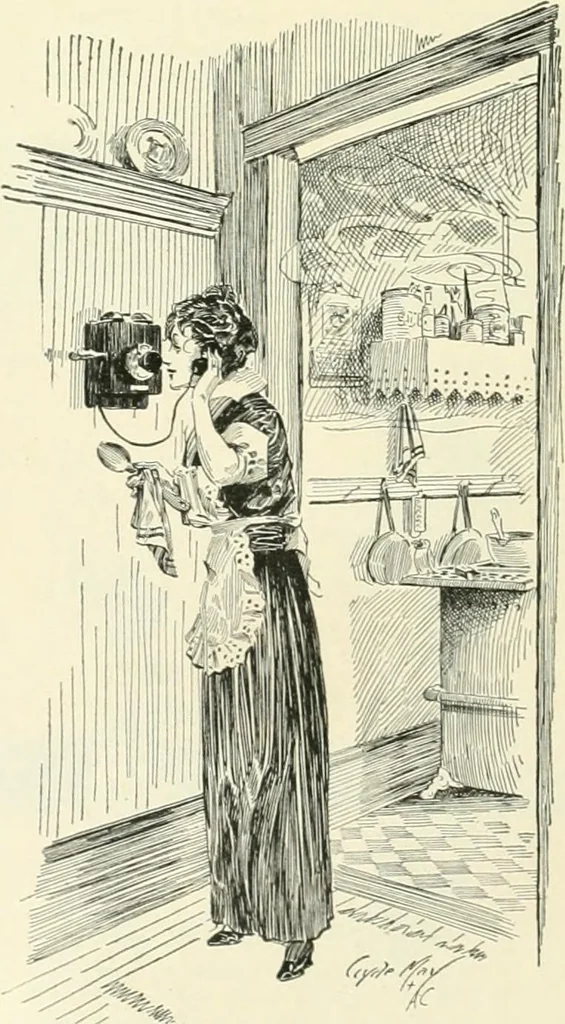 An illustration from Caricature. Wit and humor of a nation in picture, song and story, 1914, leaf 17