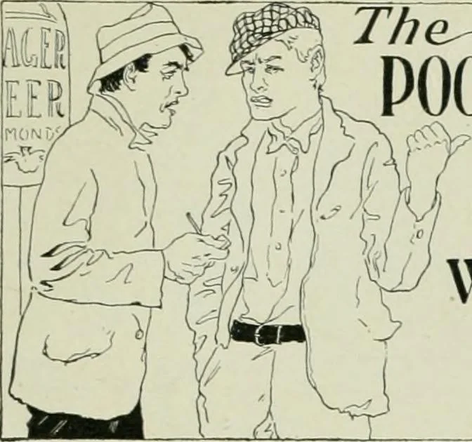 An illustration from Caricature. Wit and humor of a nation in picture, song and story, 1914, leaf 18