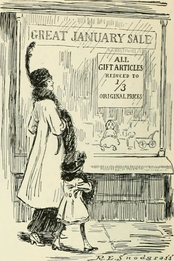 An illustration from Caricature. Wit and humor of a nation in picture, song and story, 1914, leaf 23
