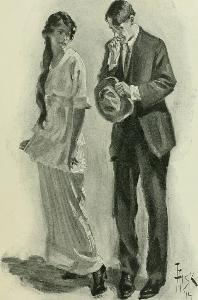 An illustration from Caricature. Wit and humor of a nation in picture, song and story, 1914, leaf 26
