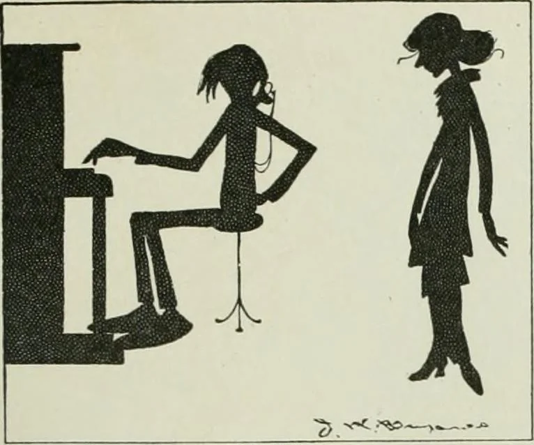 An illustration from Caricature. Wit and humor of a nation in picture, song and story, 1914, leaf 30