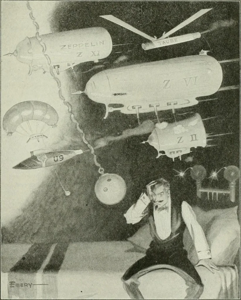 An illustration from Caricature. Wit and humor of a nation in picture, song and story, 1914, leaf 30