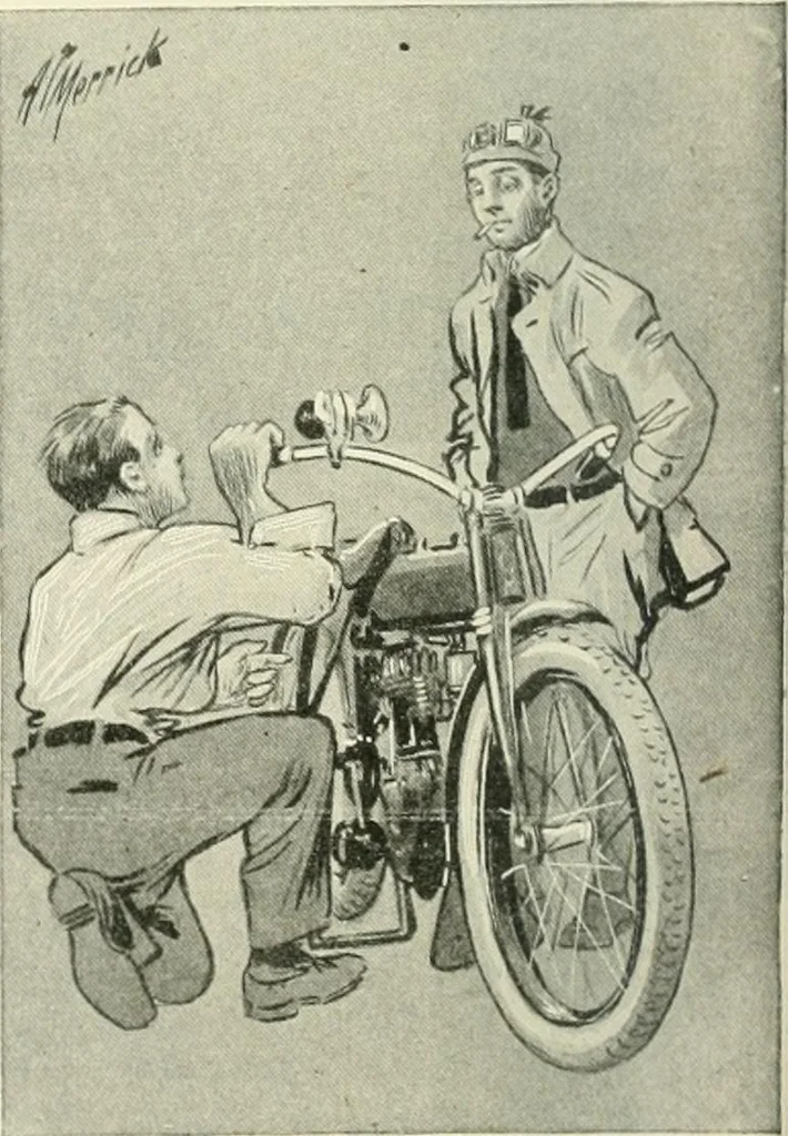 An illustration from Caricature. Wit and humor of a nation in picture, song and story, 1914, leaf 31