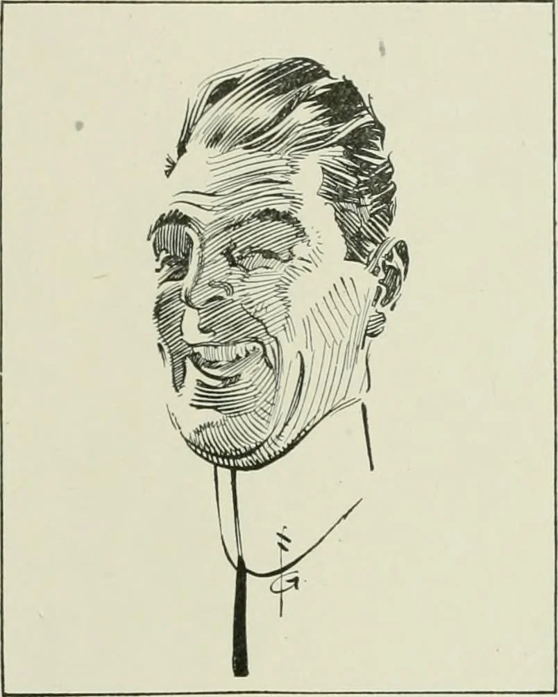 An illustration from Caricature. Wit and humor of a nation in picture, song and story, 1914, leaf 4