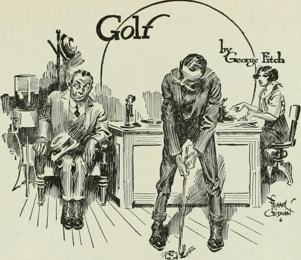 An illustration from Caricature. Wit and humor of a nation in picture, song and story, 1914, leaf 42
