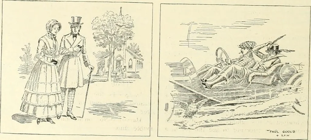 An illustration from Caricature. Wit and humor of a nation in picture, song and story, 1914, leaf 43