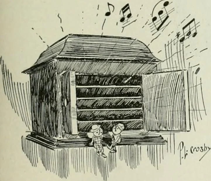 An illustration from Caricature. Wit and humor of a nation in picture, song and story, 1914, leaf 48