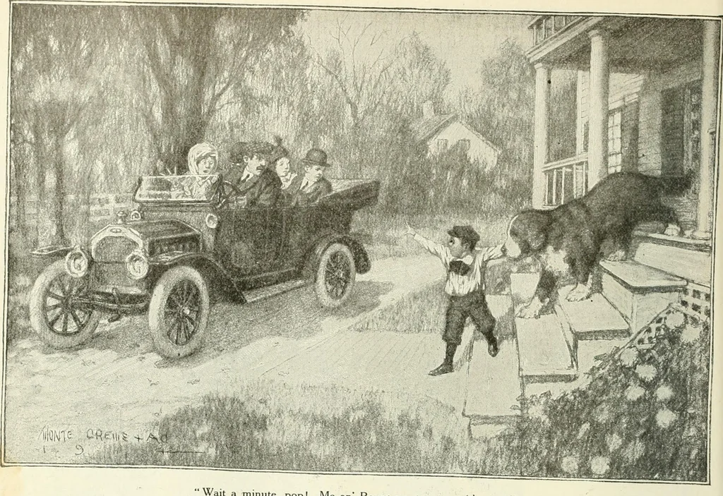 An illustration from Caricature. Wit and humor of a nation in picture, song and story, 1914, leaf 51