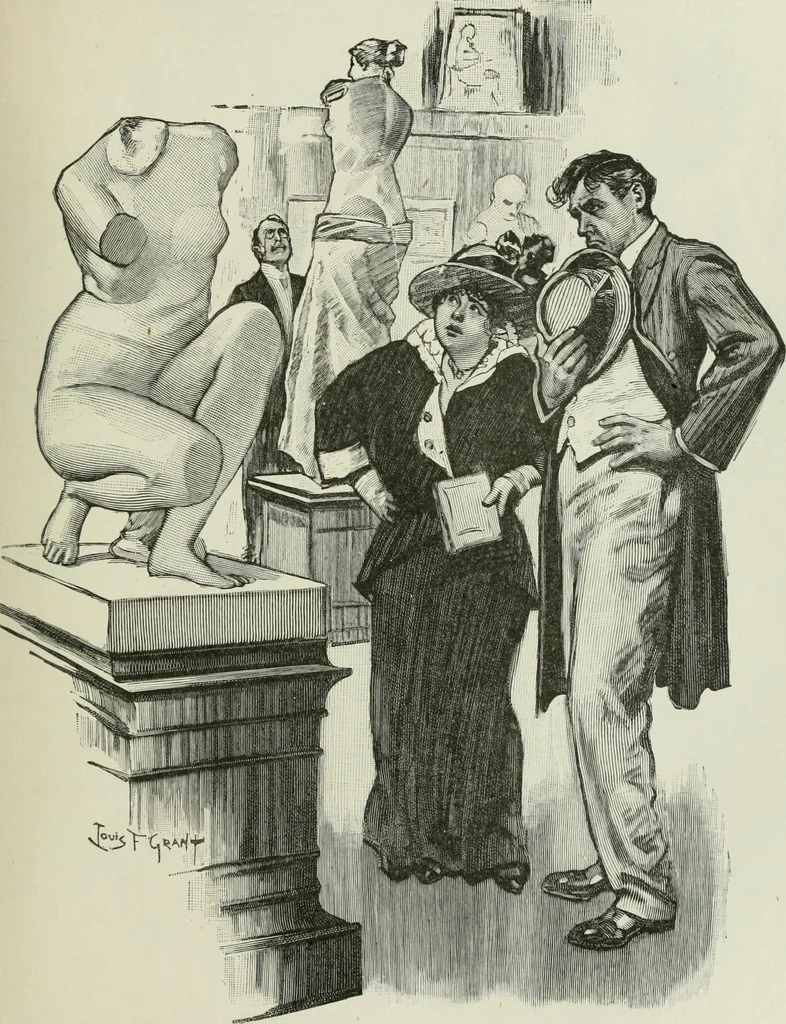 An illustration from Caricature. Wit and humor of a nation in picture, song and story, 1914, leaf 6
