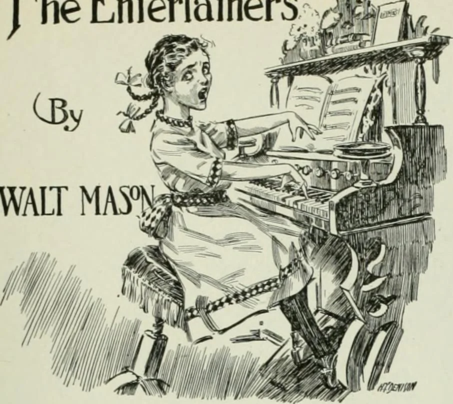 An illustration from Caricature. Wit and humor of a nation in picture, song and story, 1914, leaf 60