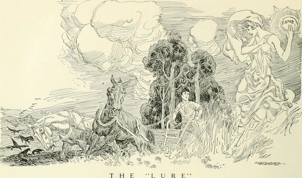 An illustration from Caricature. Wit and humor of a nation in picture, song and story, 1914, leaf 61