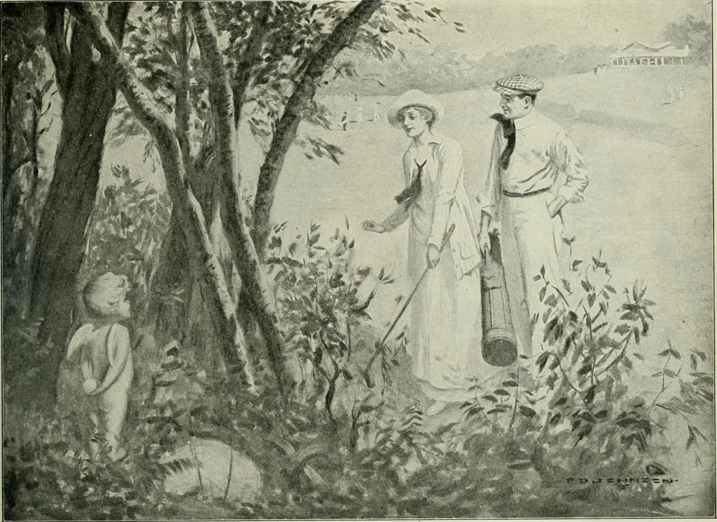 An illustration from Caricature. Wit and humor of a nation in picture, song and story, 1914, leaf 64