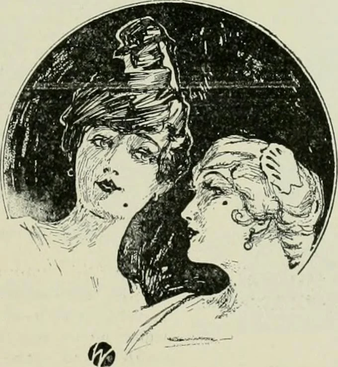 An illustration from Caricature. Wit and humor of a nation in picture, song and story, 1914, leaf 64