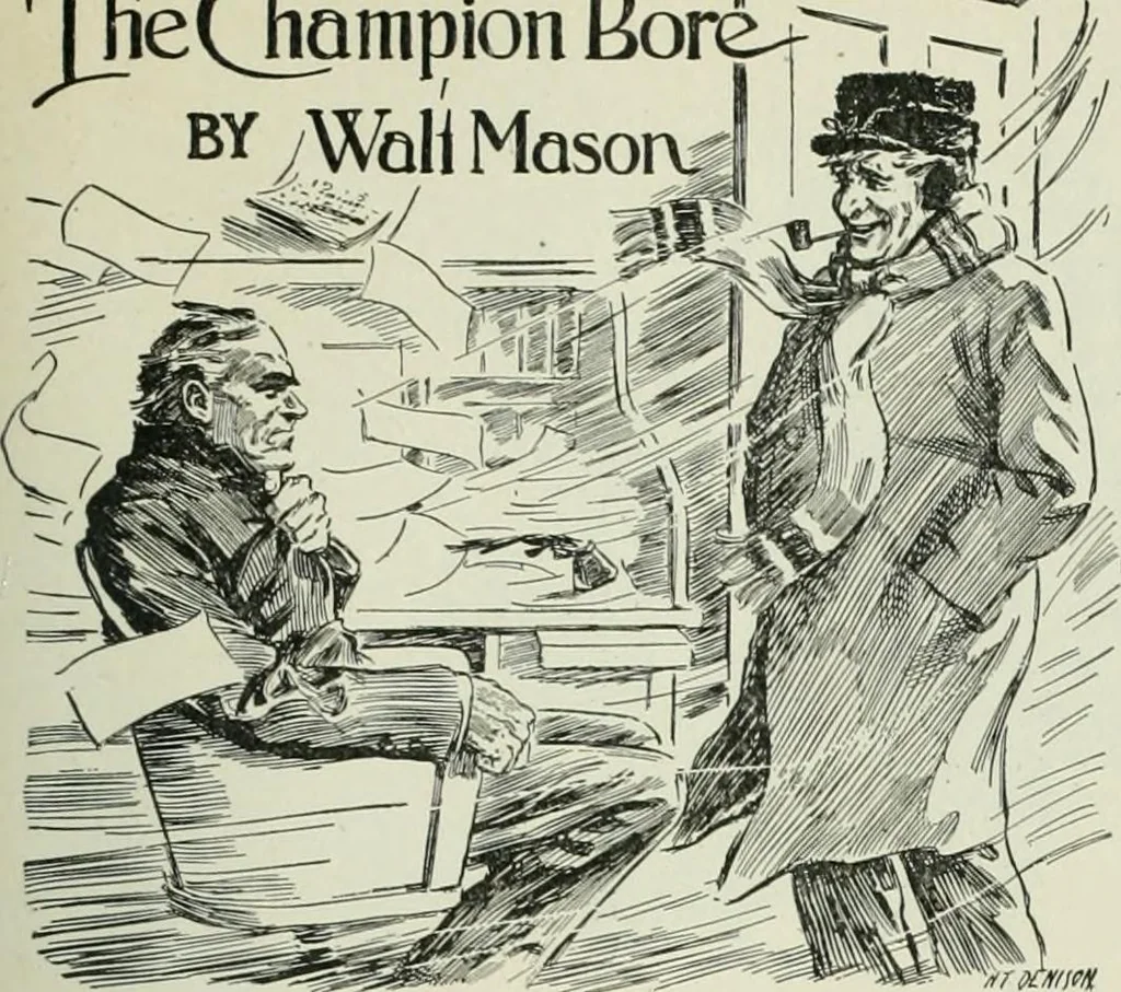 An illustration from Caricature. Wit and humor of a nation in picture, song and story, 1914, leaf 66
