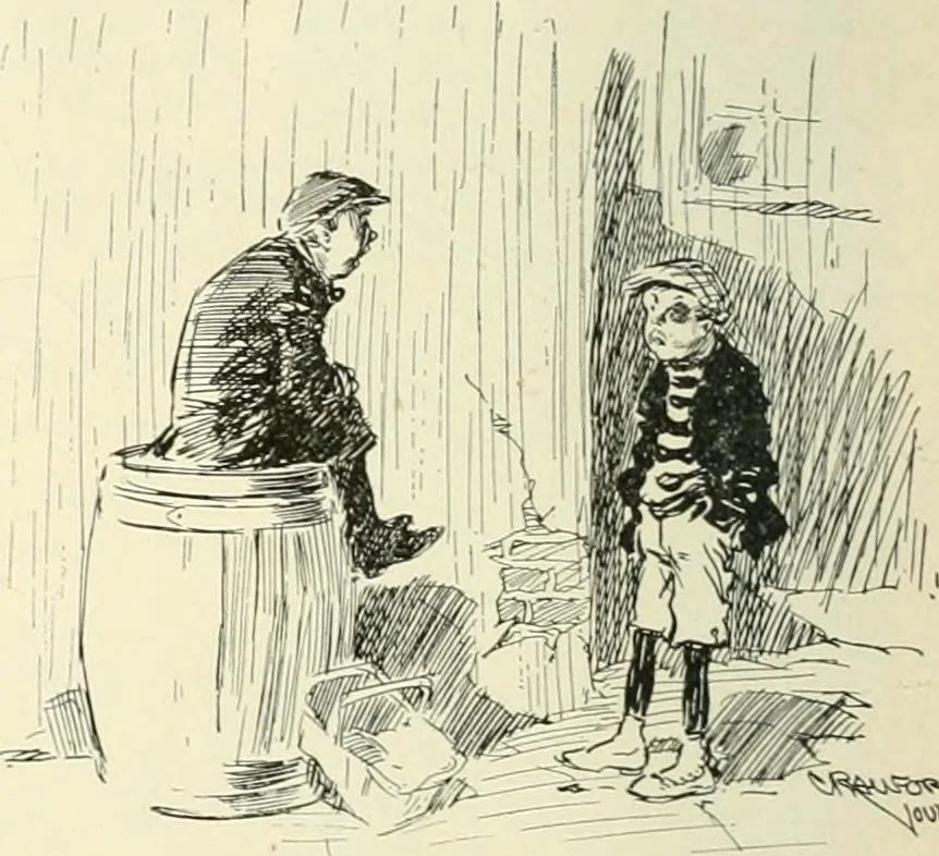 An illustration from Caricature. Wit and humor of a nation in picture, song and story, 1914, leaf 67