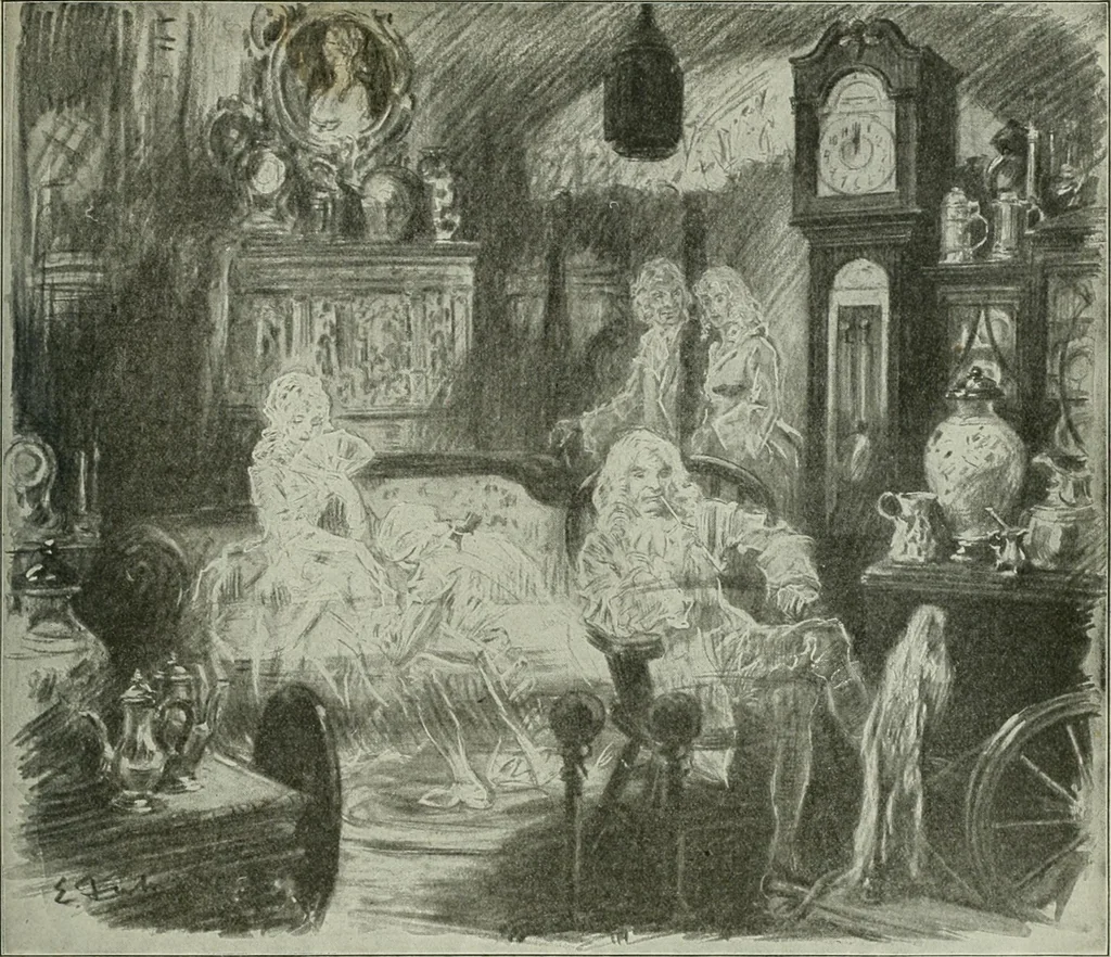 An illustration from Caricature. Wit and humor of a nation in picture, song and story, 1914, leaf 70