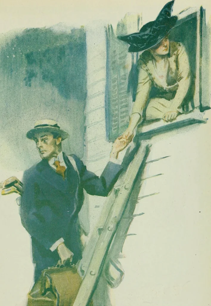 An illustration from Caricature. Wit and humor of a nation in picture, song and story, 1914, leaf 80