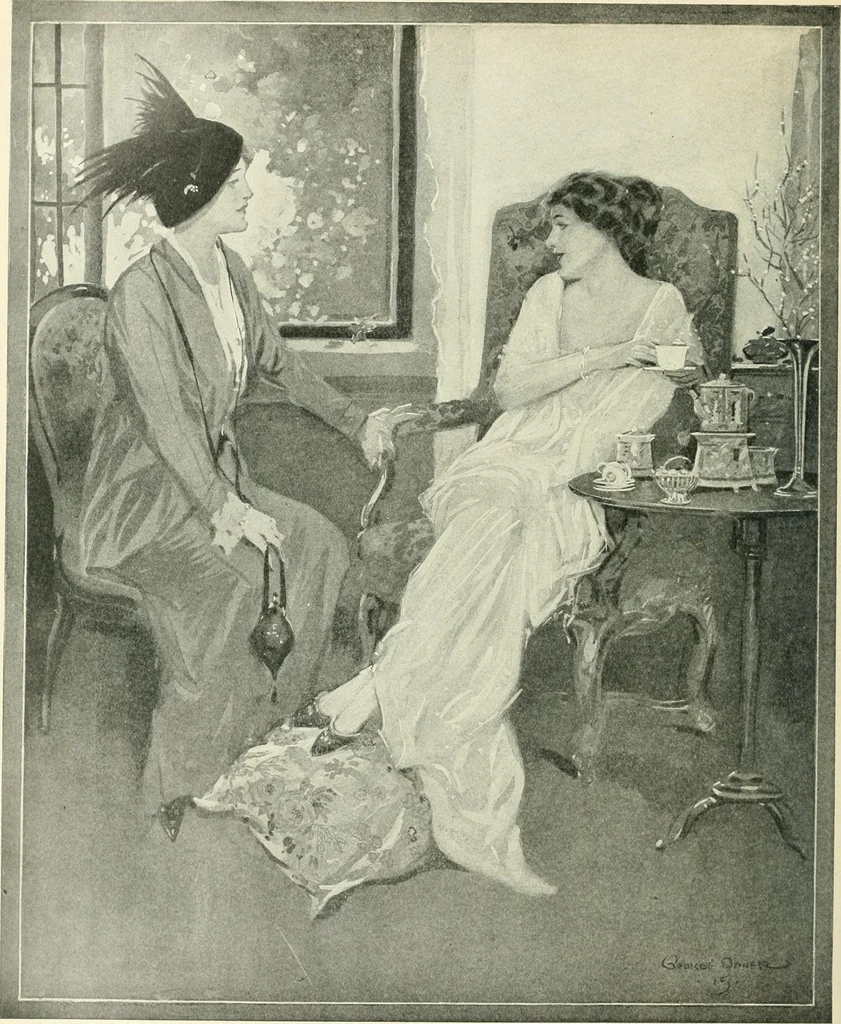 An illustration from Caricature. Wit and humor of a nation in picture, song and story, 1914, leaf 81
