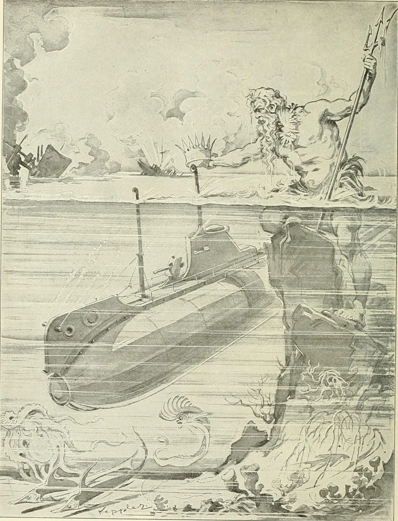 An illustration from Caricature. Wit and humor of a nation in picture, song and story, 1914, leaf 87