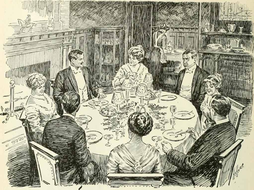 An illustration from Caricature. Wit and humor of a nation in picture, song and story, 1914, leaf 89