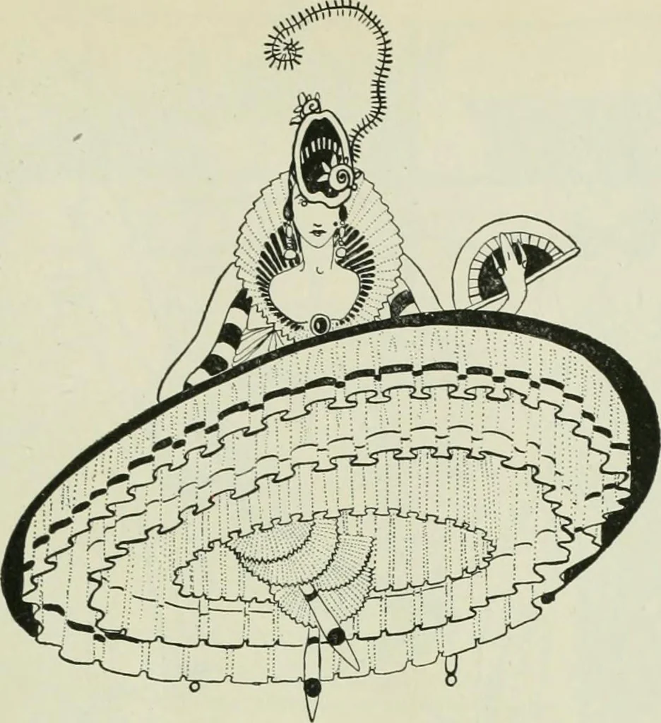 An illustration from Caricature. Wit and humor of a nation in picture, song and story, 1914, leaf 96