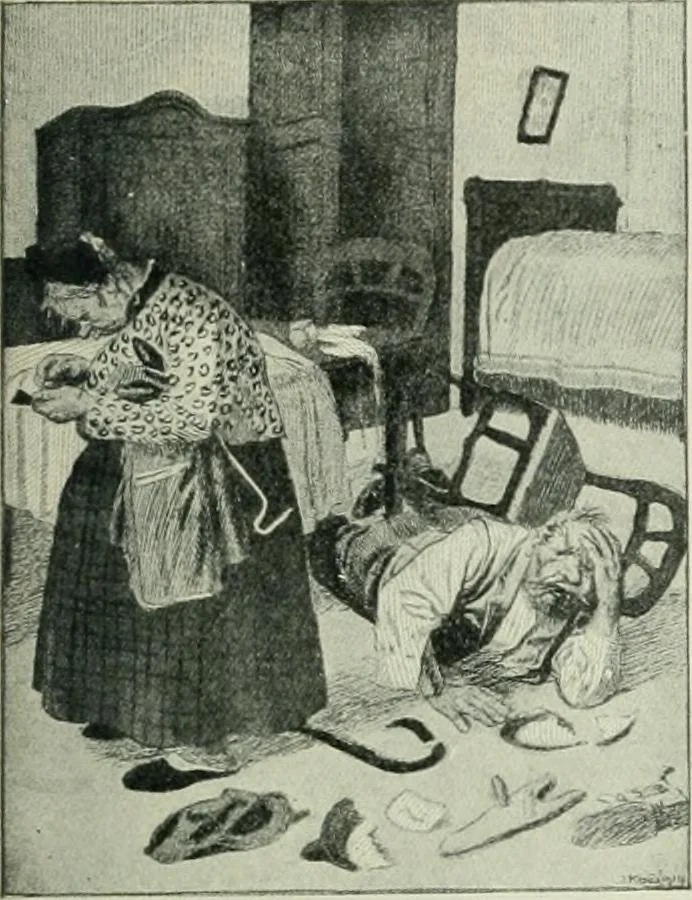 An illustration from Caricature. Wit and humor of a nation in picture, song and story, 1914, leaf 98
