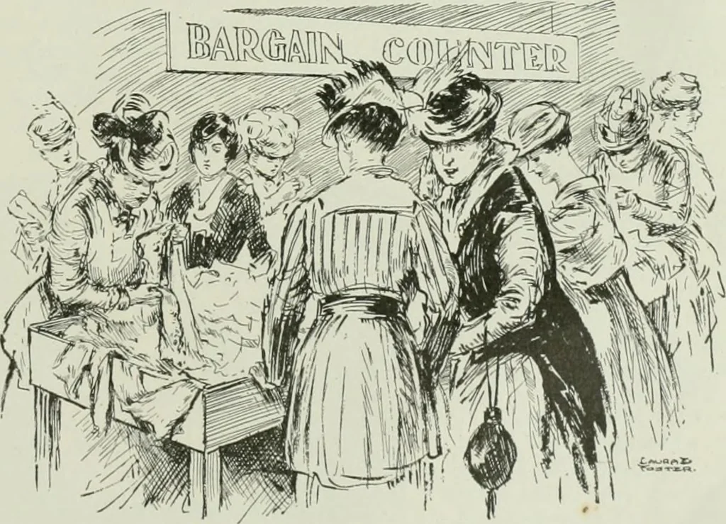 An illustration from Caricature. Wit and humor of a nation in picture, song and story, 1914, leaf 102